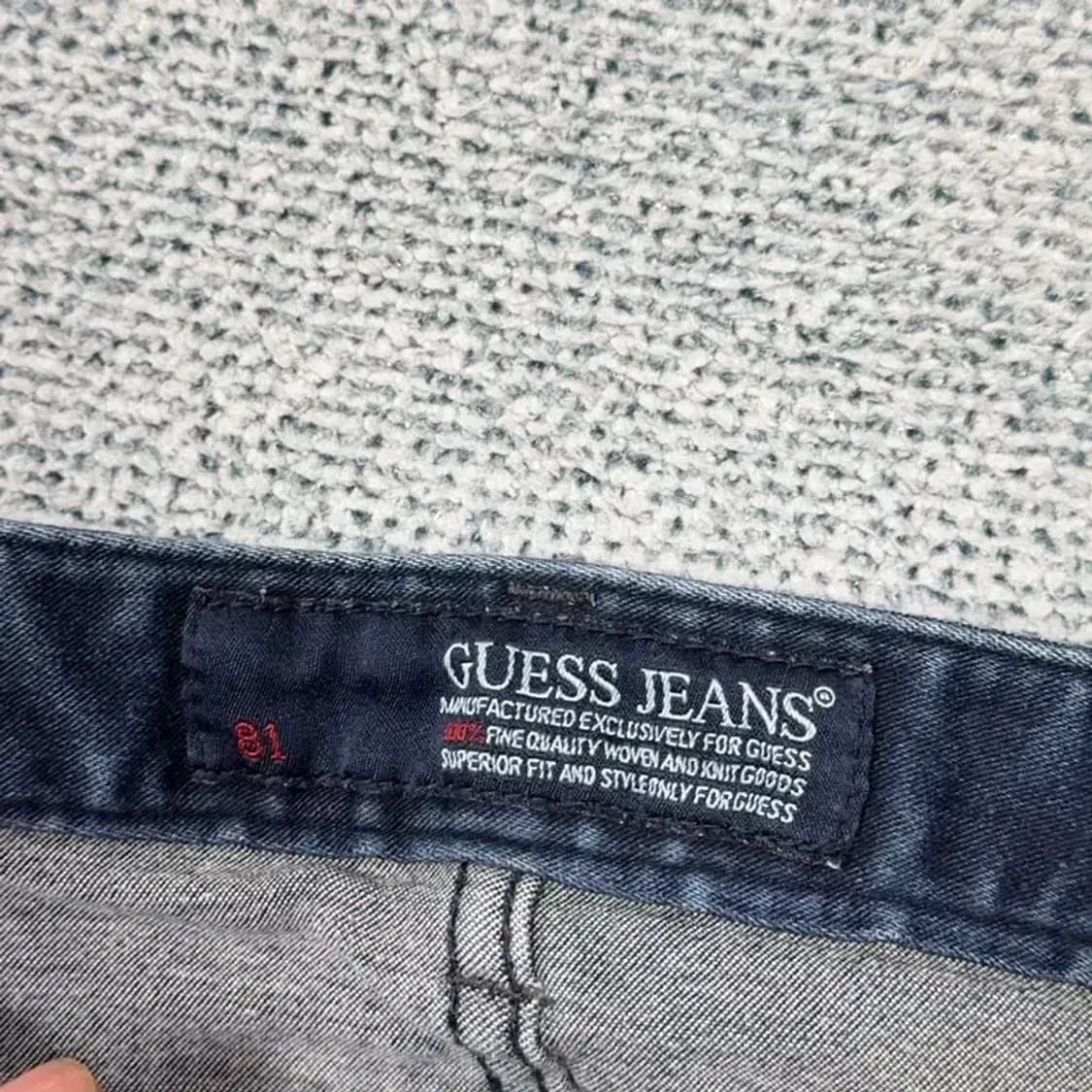 게스 실버 로고 여성 스키니진 58(24) 상품이미지6