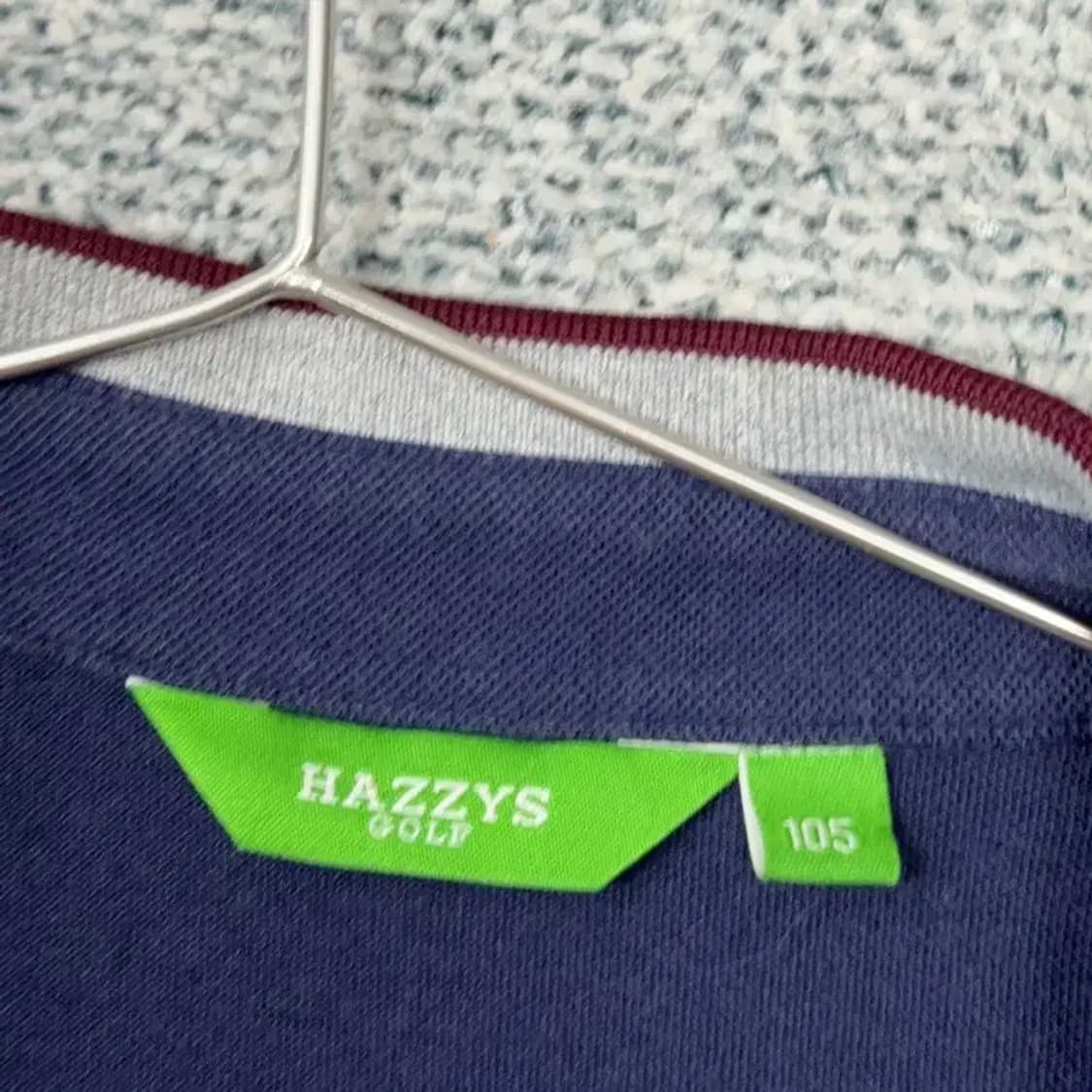 해지스 네이비 로고 반팔 카라티 105 상품이미지3