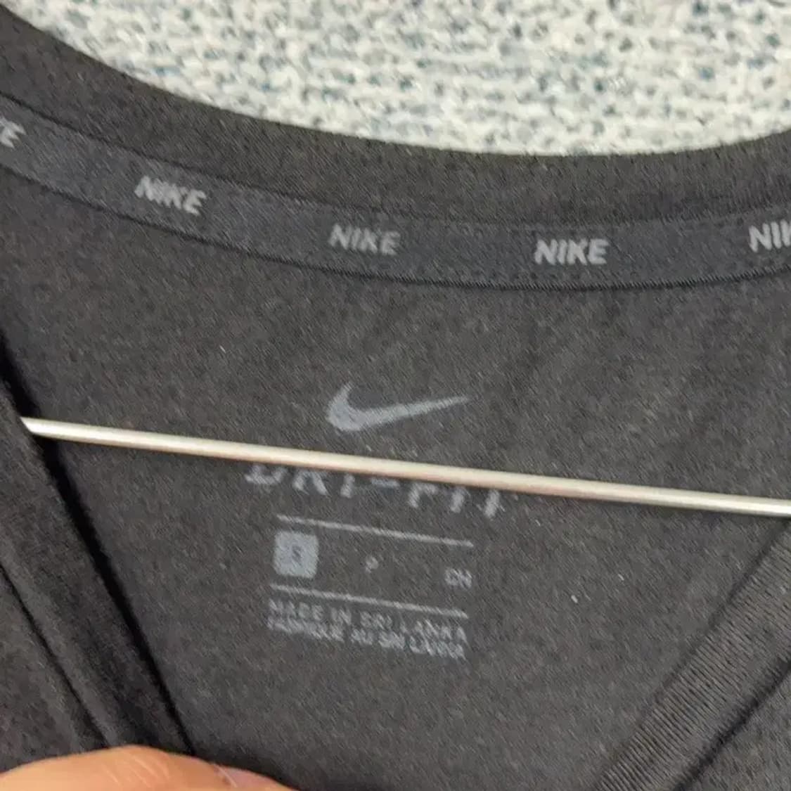 나이키 블랙 프린팅 반팔 티 S 상품이미지5