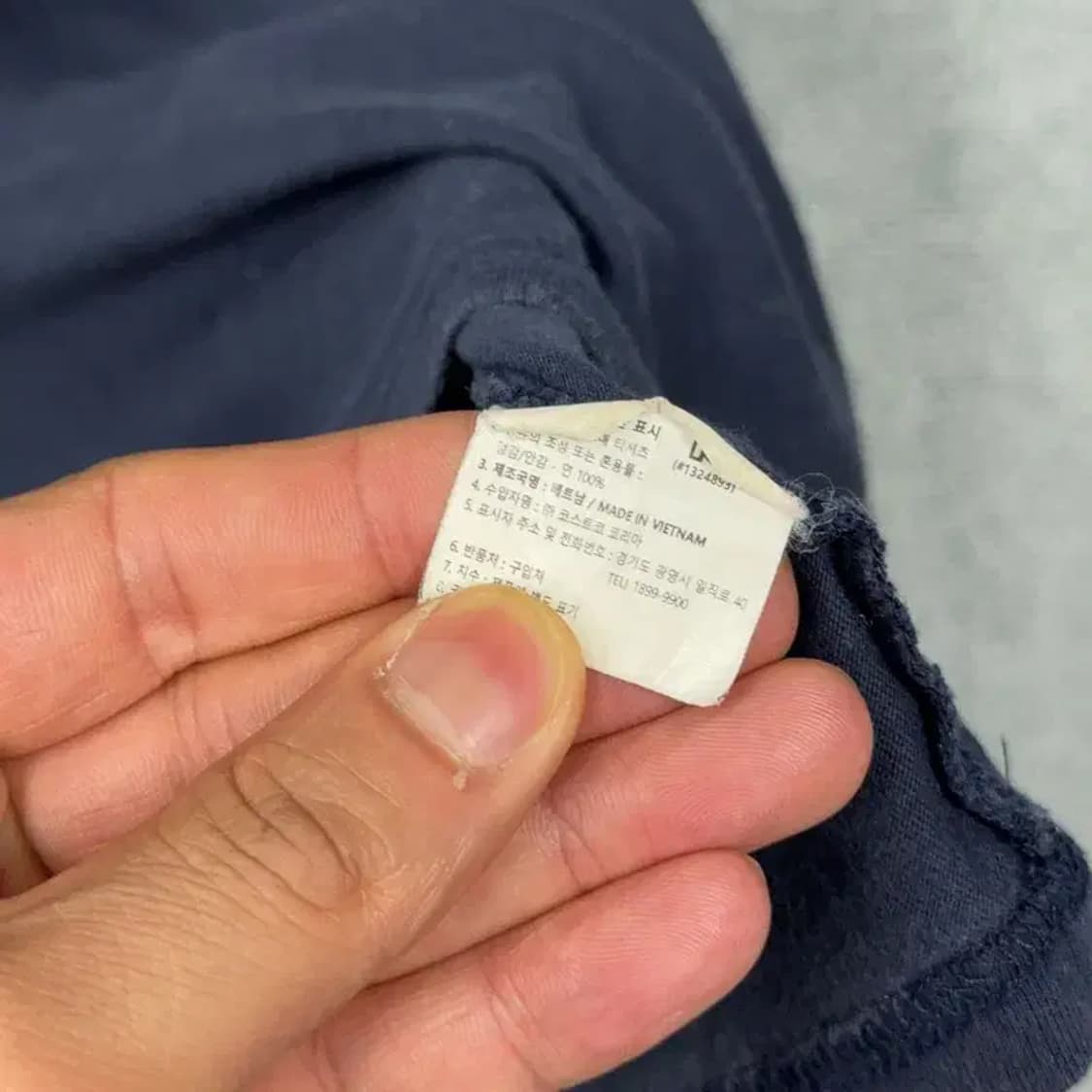 타미힐피거 프린팅 네이비 반팔 티 XL/TG/EG(20) 상품이미지4