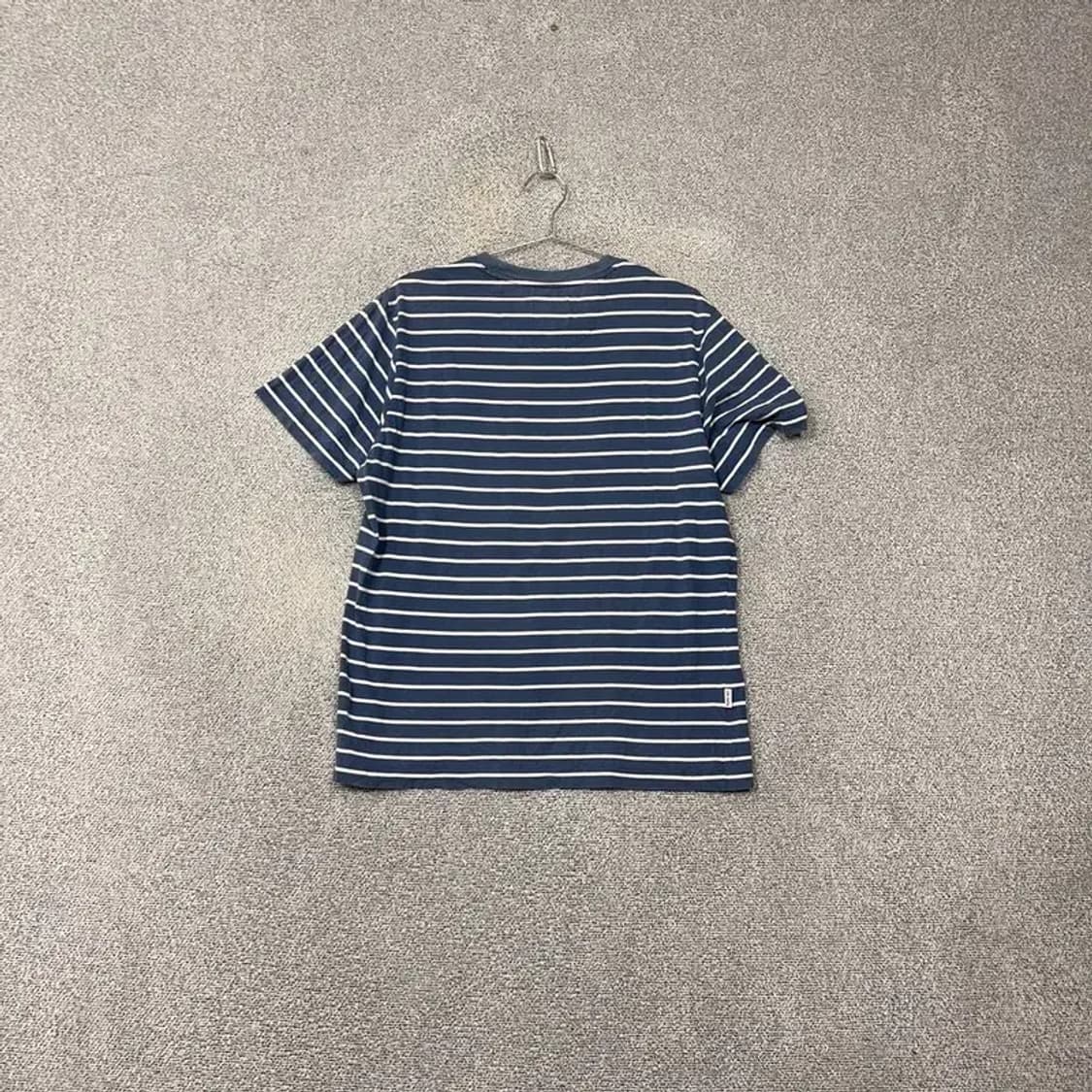 해지스 스트라이프 네이비 반팔 티 105 상품이미지2