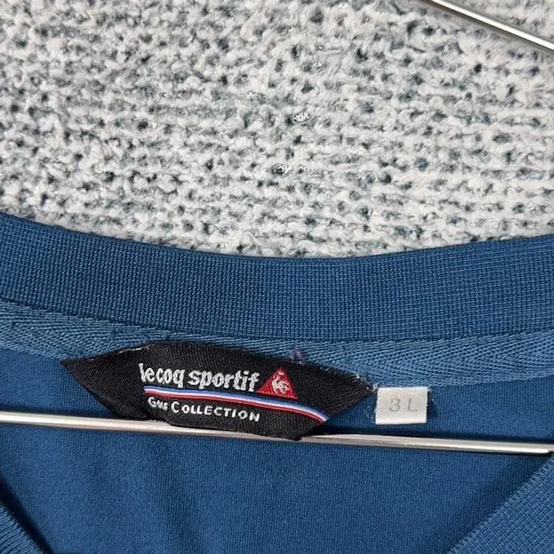 르꼬끄 스포츠 네이비 기능성 반팔 티 3L 상품이미지6