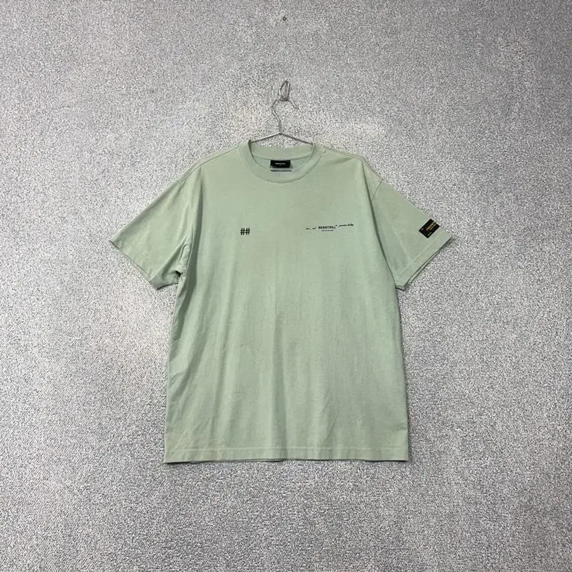 빈트릴 스펠 로고 빈티지 라이트 그린 반팔 티 M 상품이미지1