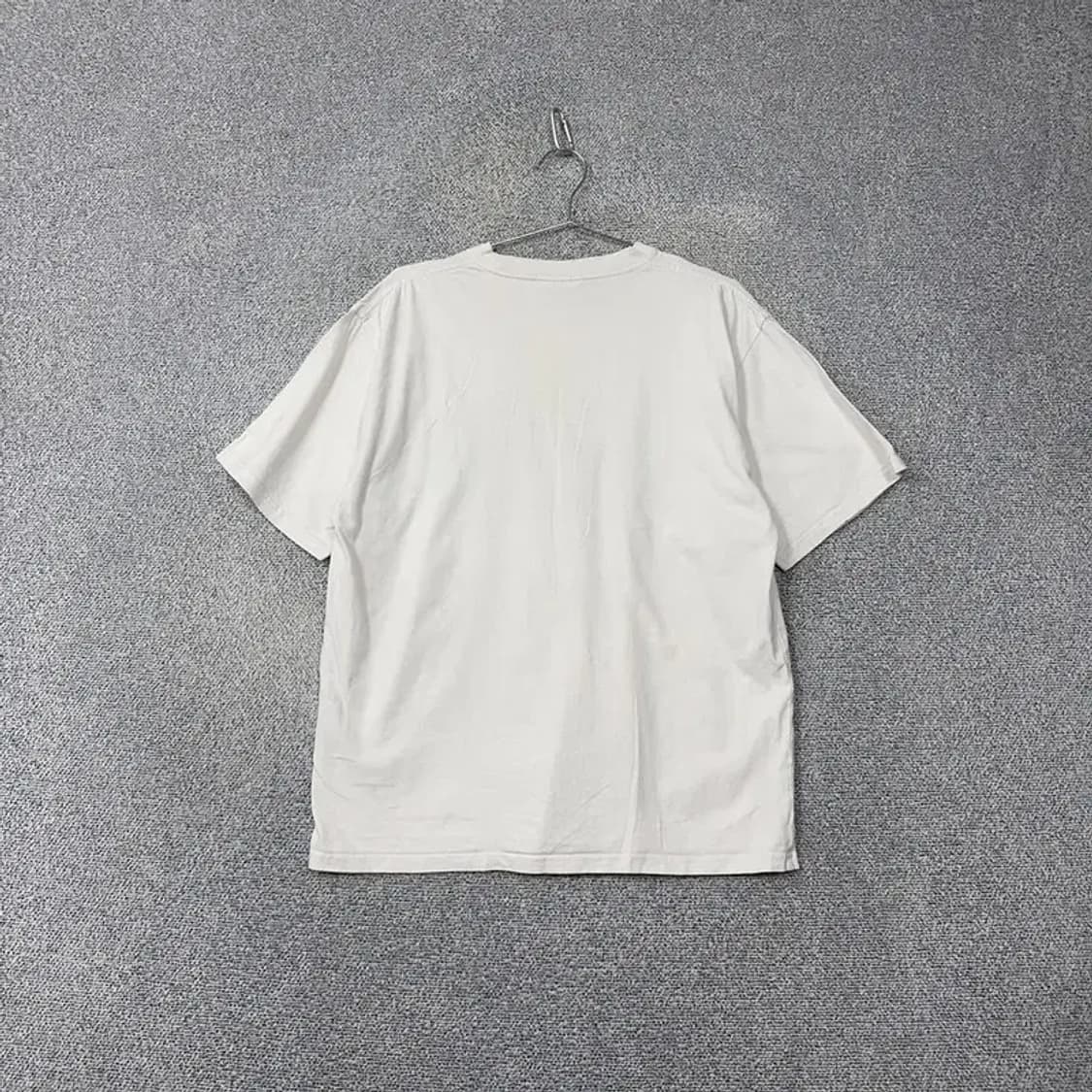 커버낫 아치 로고 프린팅 화이트 반팔 티 L 상품이미지2