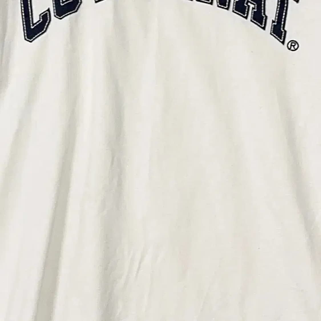 커버낫 아치 로고 프린팅 화이트 반팔 티 L 상품이미지3