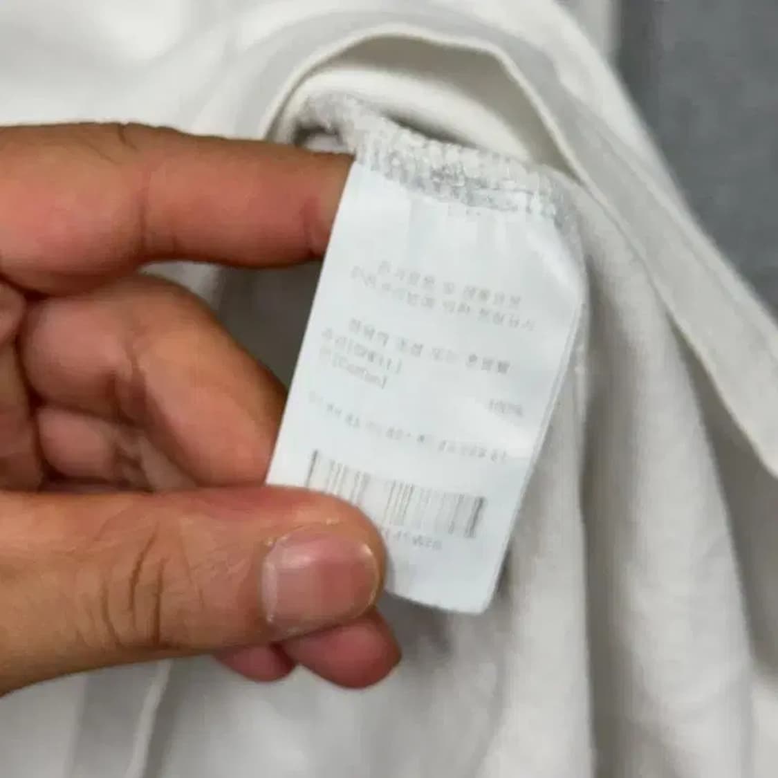 커버낫 아치 로고 프린팅 화이트 반팔 티 L 상품이미지5