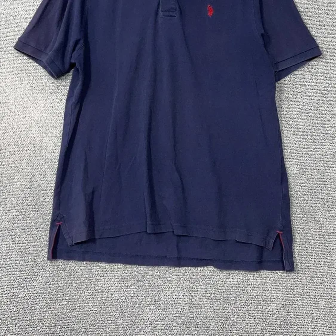 폴로아쎈 네이비 남자 빅사이즈 반팔 카라티 2XL 상품이미지4