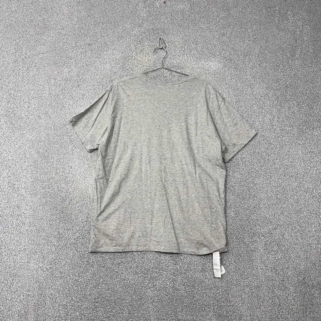 캘빈클라인 라이트 그레이 브이넥 반팔 티 XL 상품이미지2