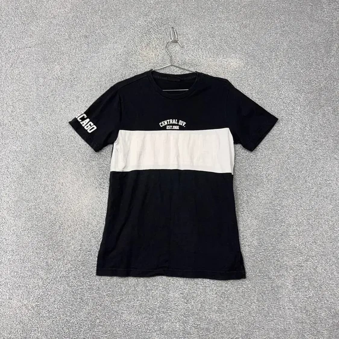 엔비에이 시카고 불스 로고 블랙 반팔 티 M 상품이미지1