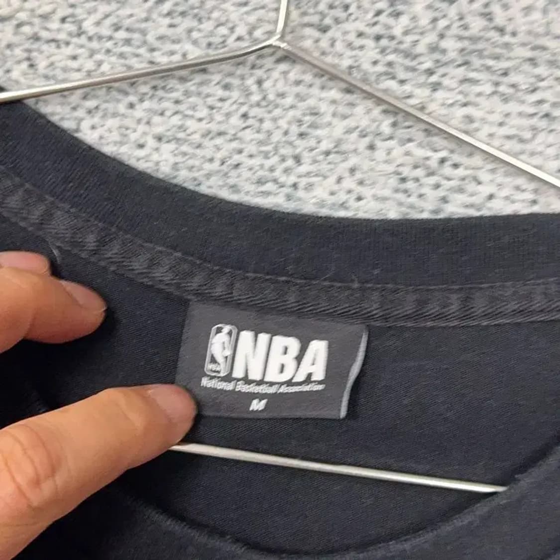 엔비에이 시카고 불스 로고 블랙 반팔 티 M 상품이미지4