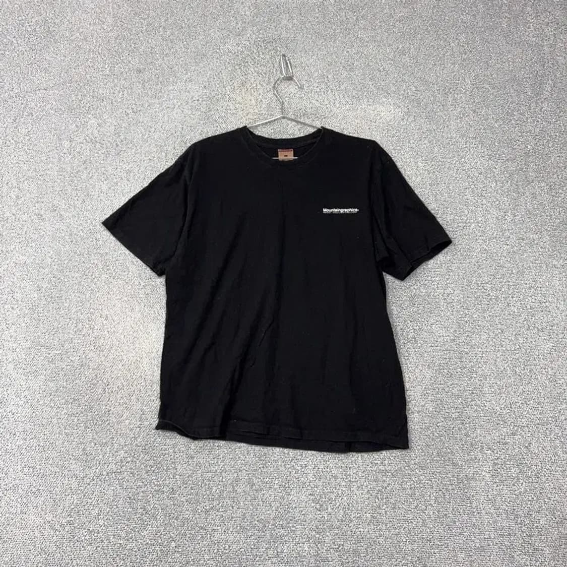 플루크 마운틴 어드벤쳐 백프린팅 블랙 반팔 티 L 상품이미지2