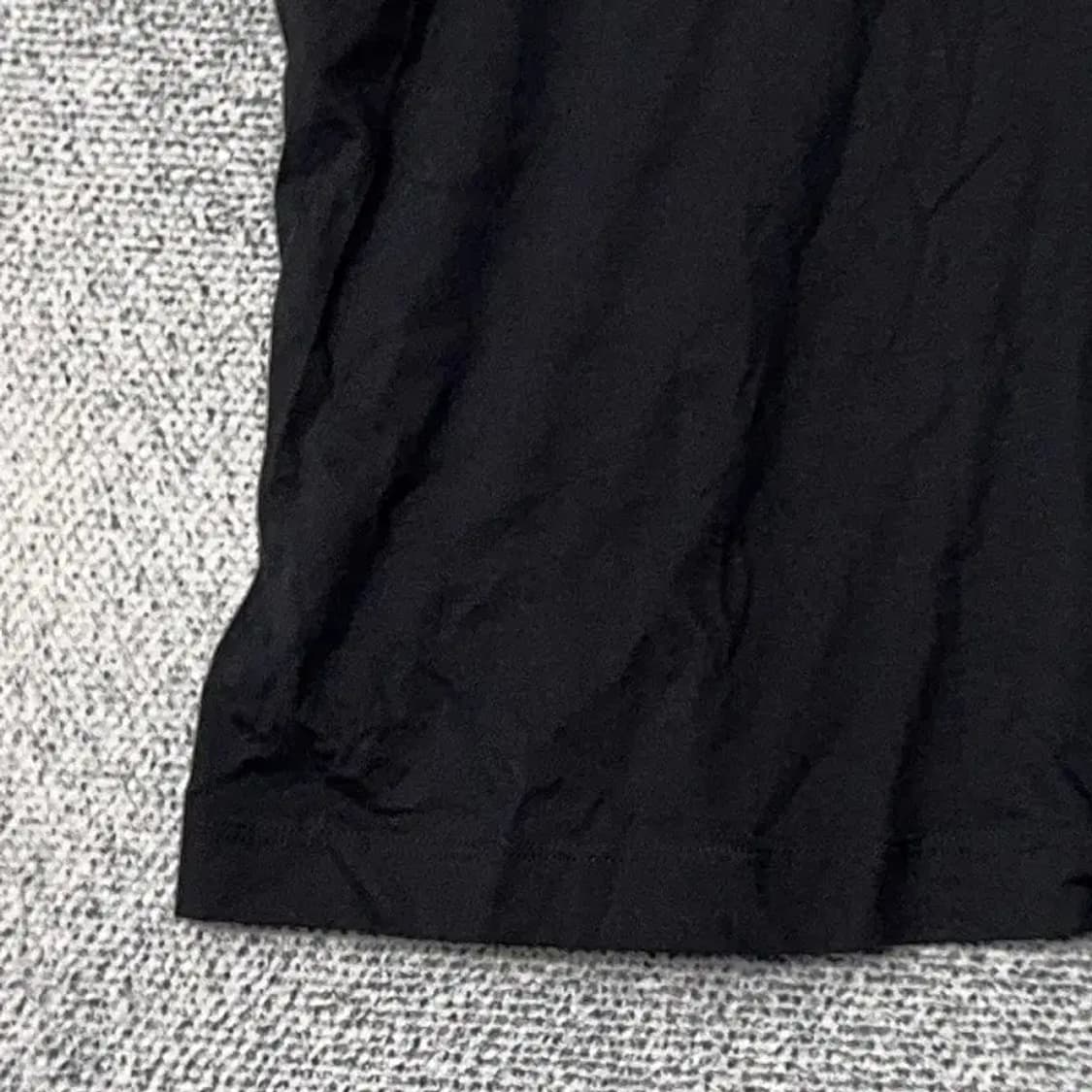 캘빈클라인 센터 로고 여성 블랙 반팔 티 S 상품이미지3