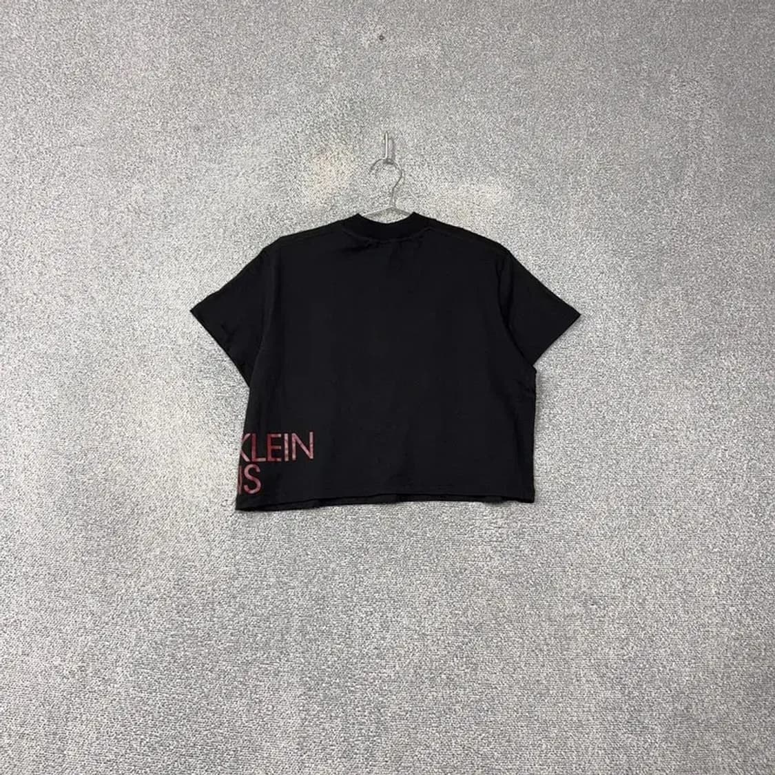캘빈클라인 프린팅 블랙 반팔 티 S 상품이미지2