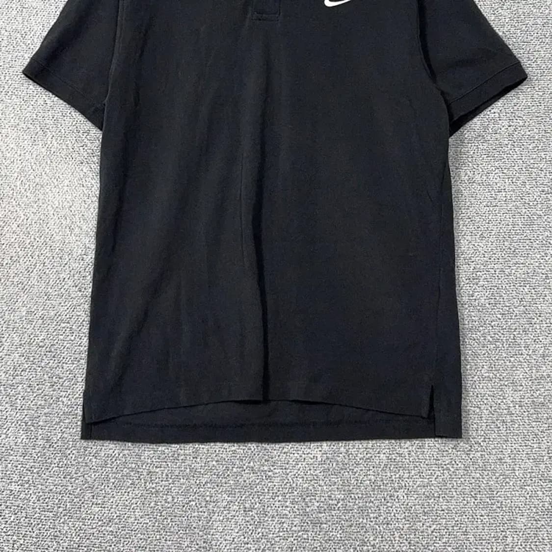 나이키 블랙 자수 로고 반팔 카라티 XL 상품이미지4