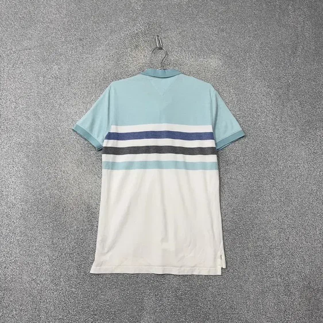 타미힐피거 라이트 블루 로고 반팔 카라티 M 상품이미지2