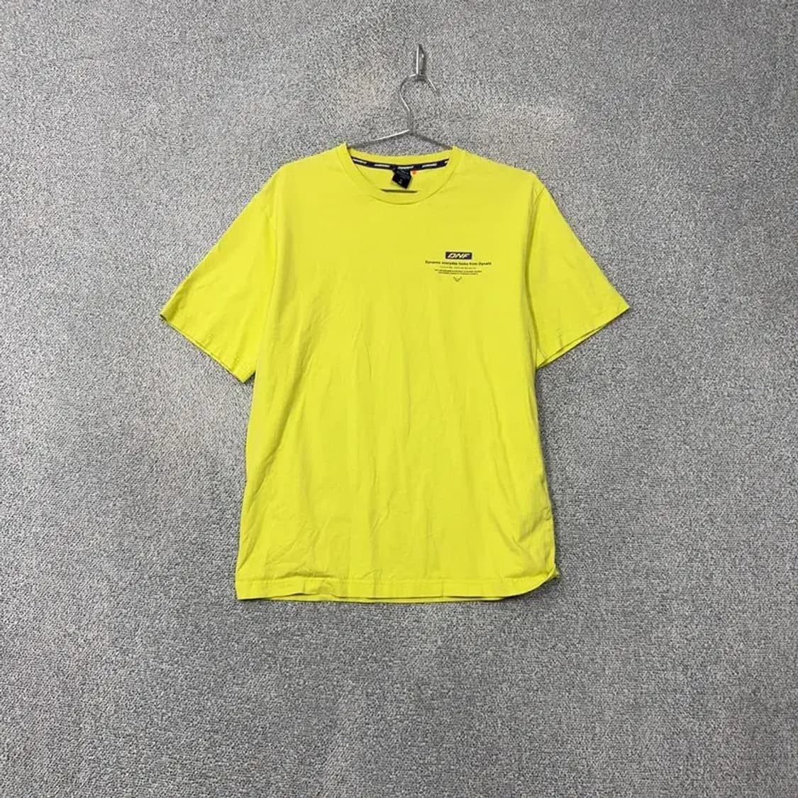 다이나핏 옐로우 로고 프린팅 반팔 티 S 상품이미지1