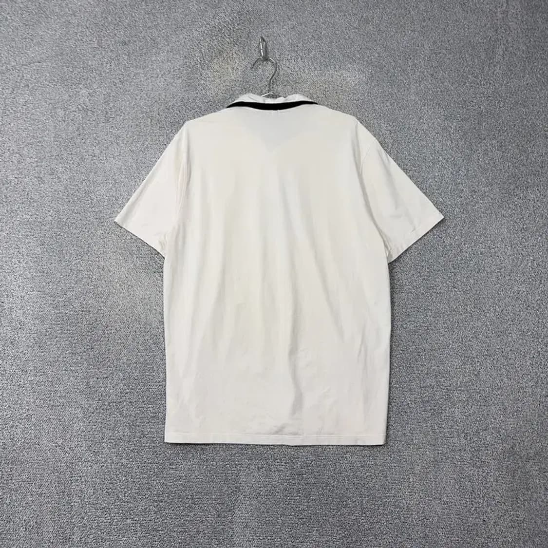 나이키 화이트 로고 기능성 반팔 카라티 XL 상품이미지2