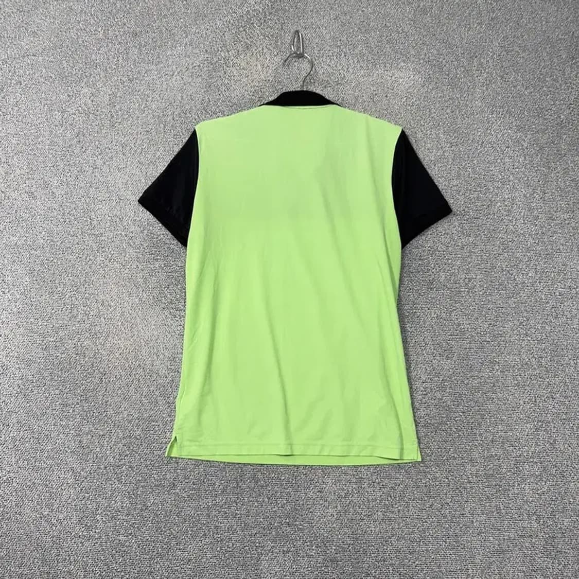 데상트 프린팅 라이트 그린 기능성 반팔 카라티 M 상품이미지2