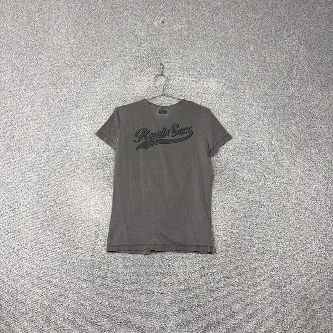 MLB 보스턴 레드삭스 로고 그레이 피그먼트 반팔티 85 상품이미지2