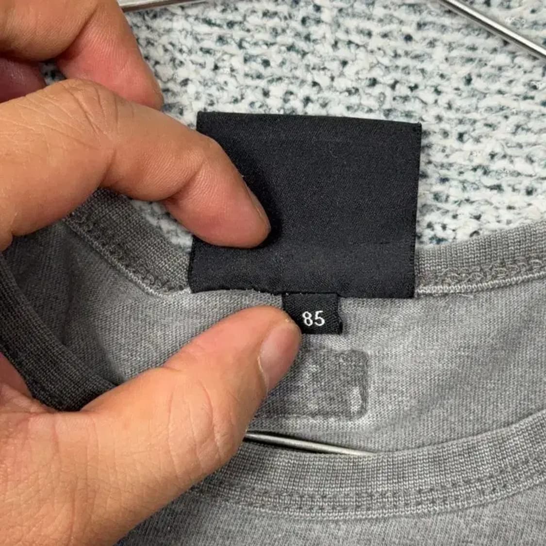 MLB 보스턴 레드삭스 로고 그레이 피그먼트 반팔티 85 상품이미지4