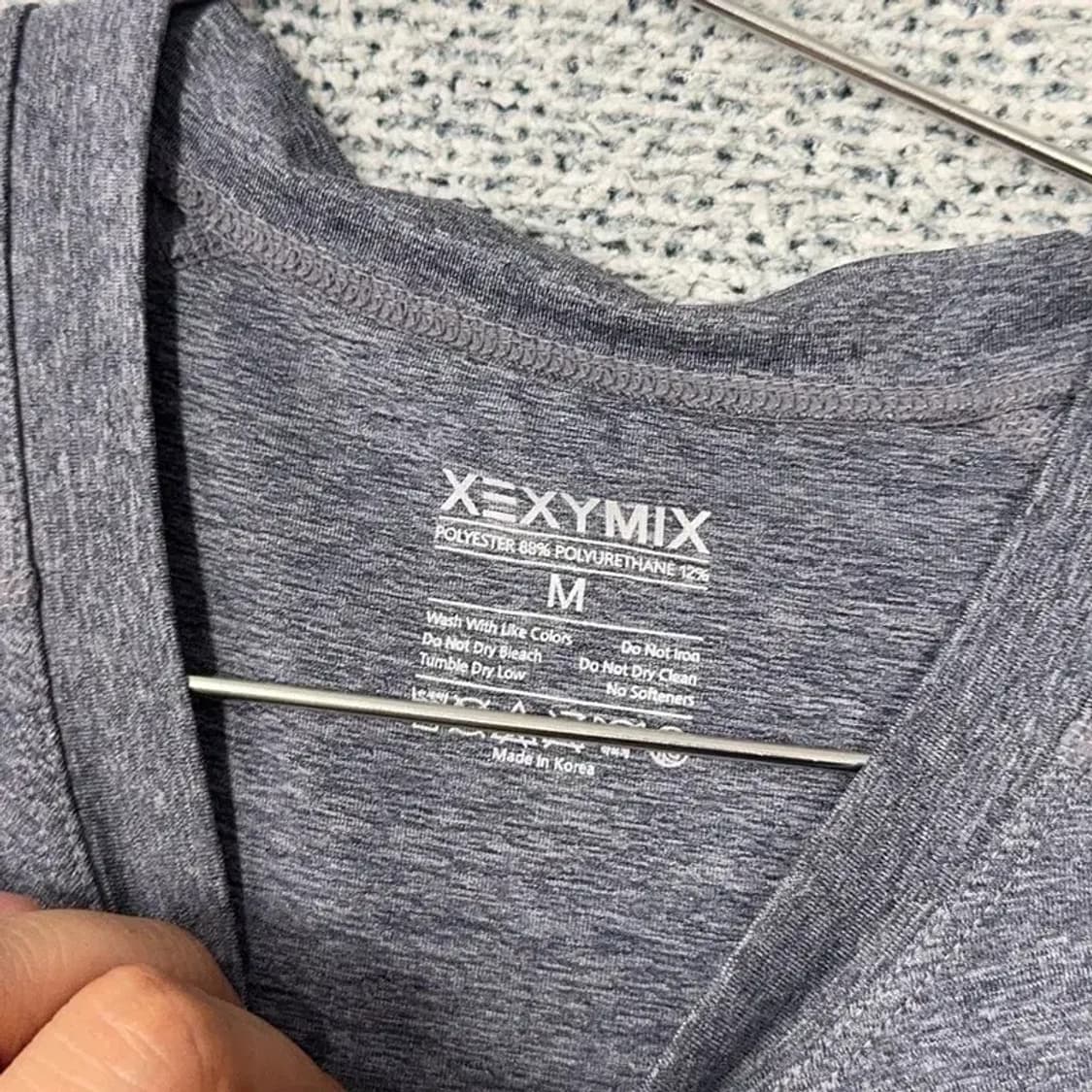 젝시믹스 운동 기능성 여성 그레이 반팔 티 M 상품이미지3