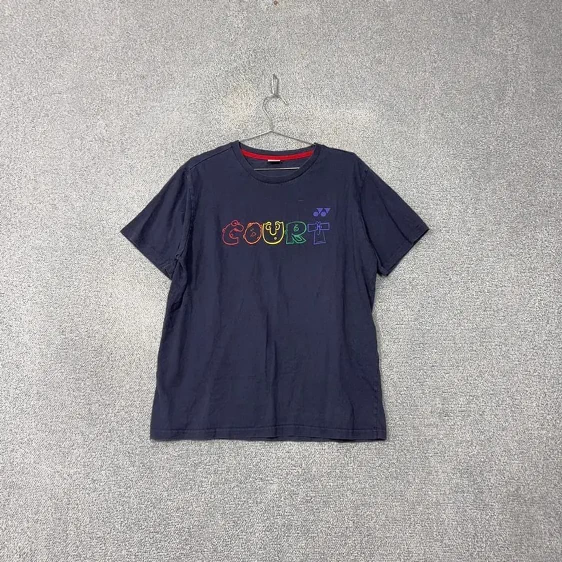 요넥스 프린팅 네이비 반팔 티 105 상품이미지1