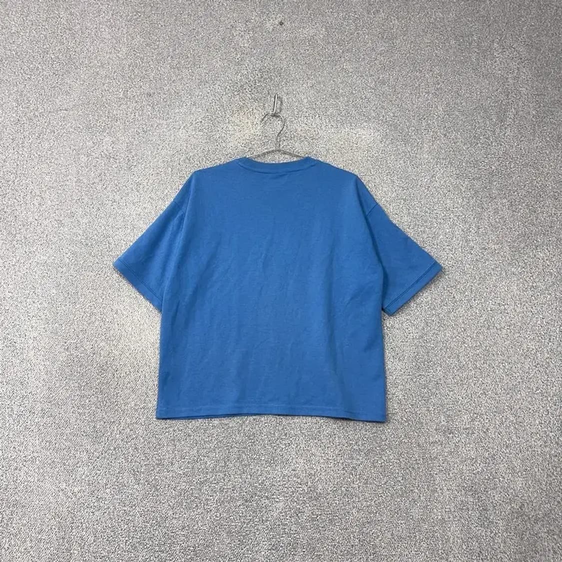 후아유 프린팅 블루 반팔 티 S 상품이미지2