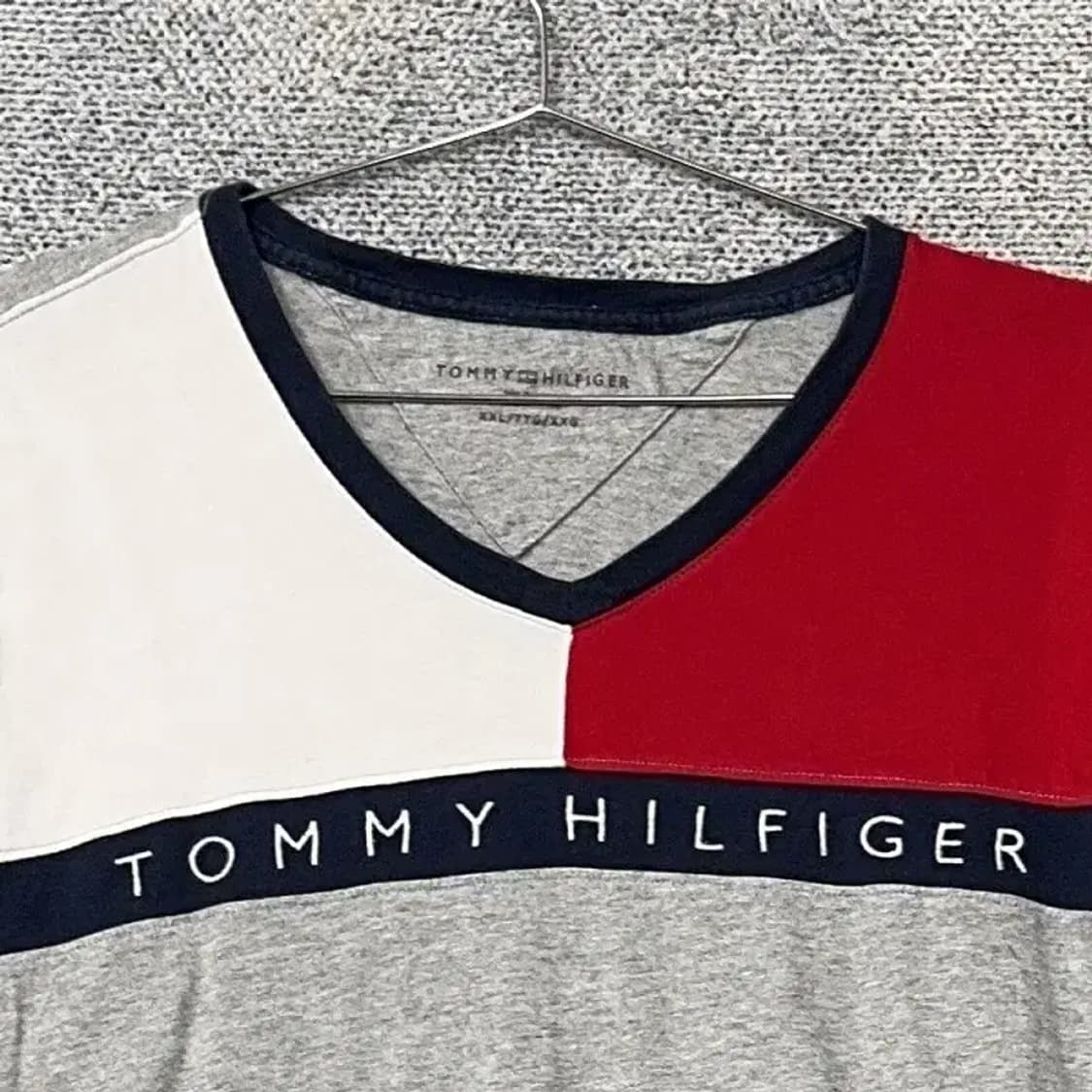 타미힐피거 라이트 그레이 반팔 티 XXL/TTG/XXG 상품이미지3