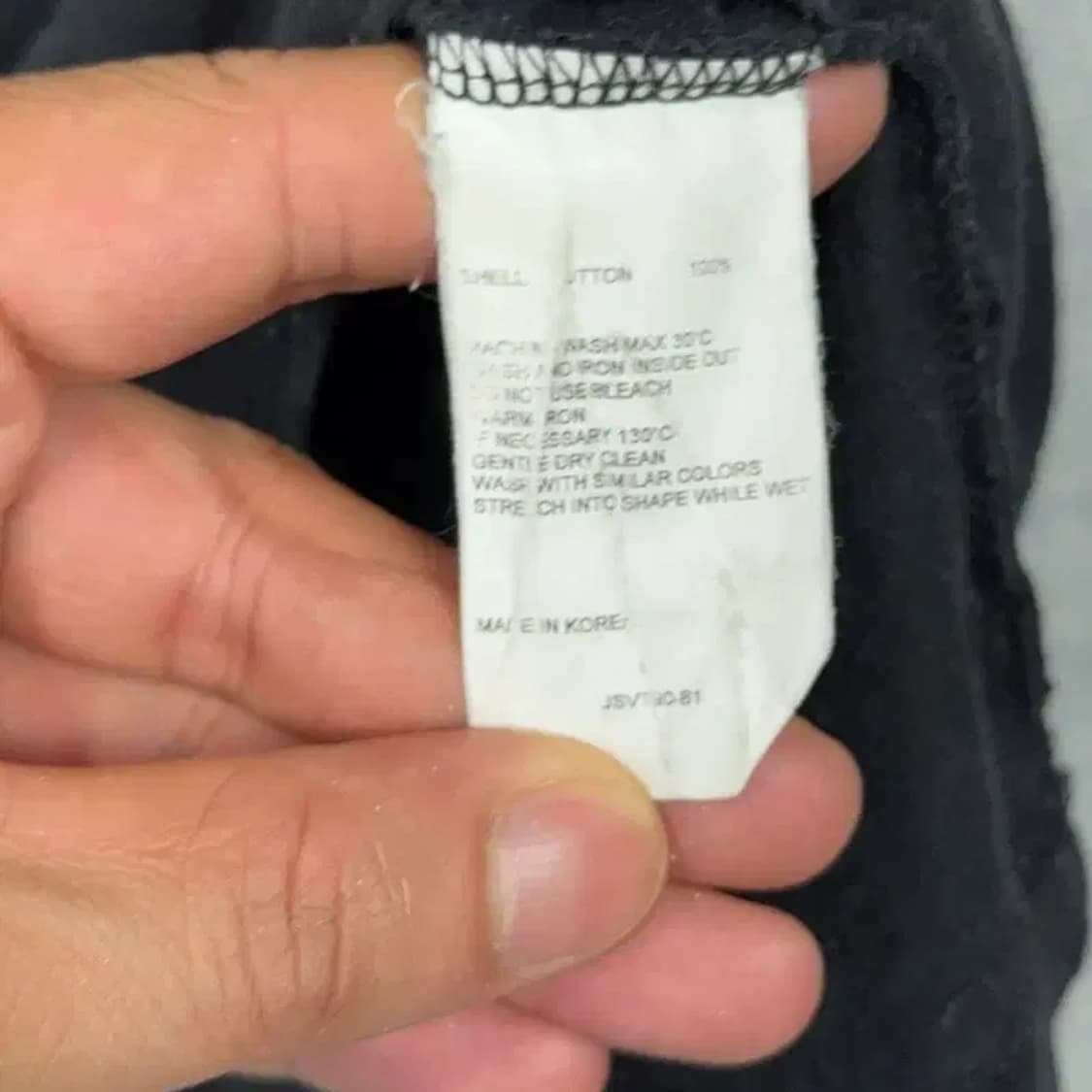 비바스튜디오 블랙 반팔 티 S 상품이미지4