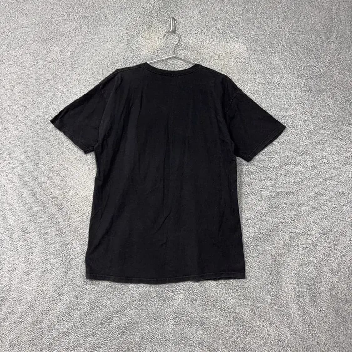 반스 프린팅 블랙 반팔 티 LARGE 상품이미지2