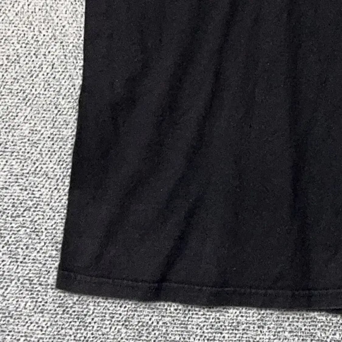 반스 프린팅 블랙 반팔 티 LARGE 상품이미지3