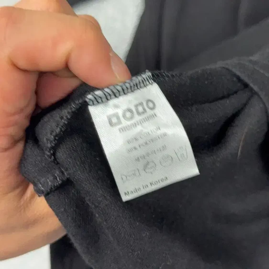 무아무아 프린팅 블랙 반팔 티 F 상품이미지5