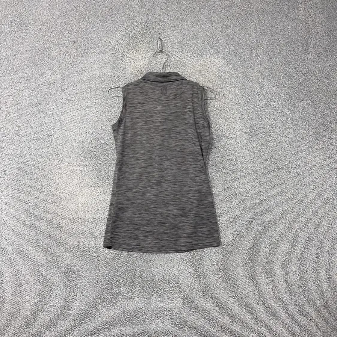 풋조이 스트라이프 그레이 골프 기능성 나시 민소매 XS 상품이미지2