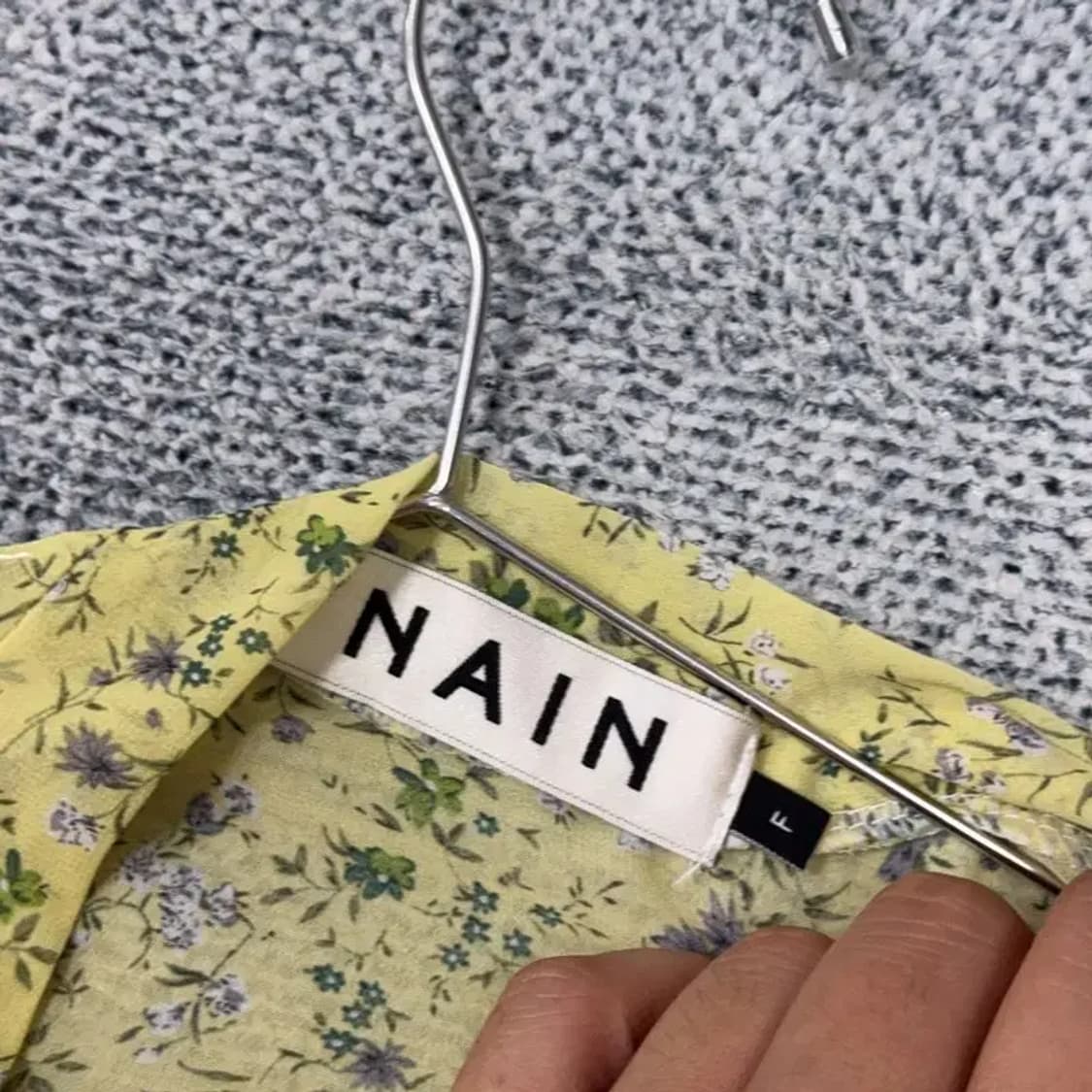 나인 플라워 옐로우 블라우스 F 상품이미지3