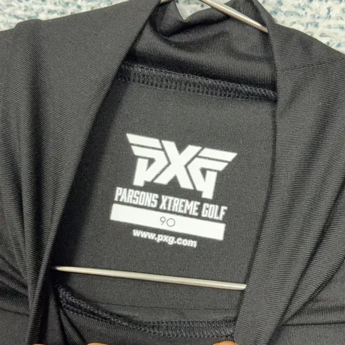 PXG 블랙 로고 골프 여성 기능성 긴팔 티 90 상품이미지5