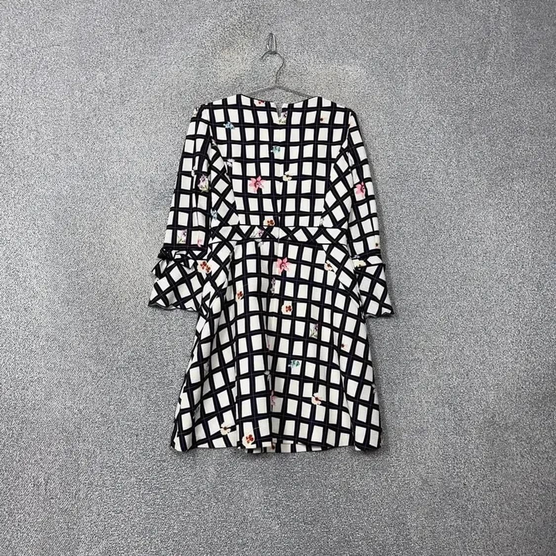 케네스 레이디 체크 화이트 원피스 66 상품이미지5