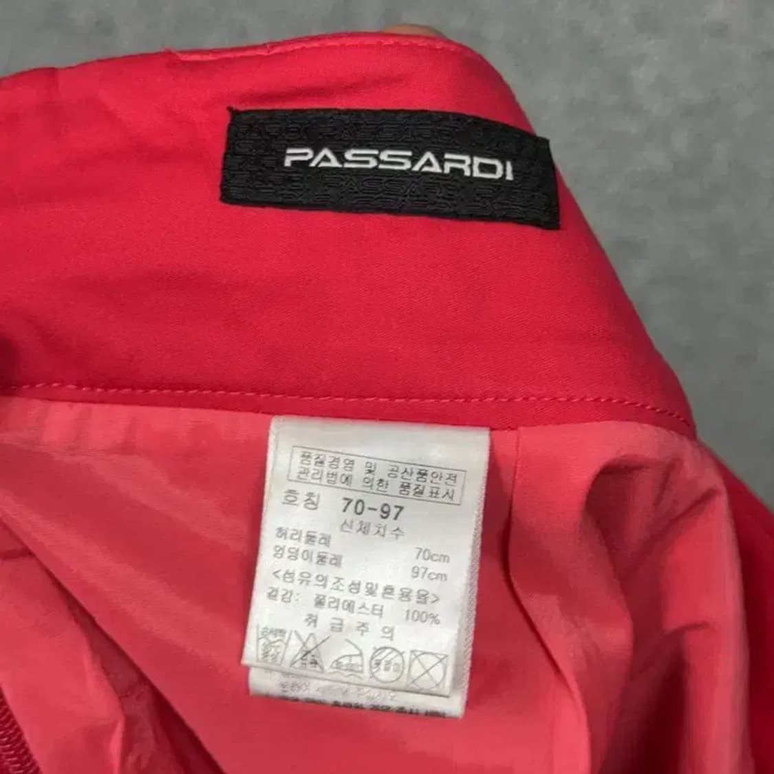 파사르디 레드 골프 기능성 미니스커트 70-97 상품이미지4