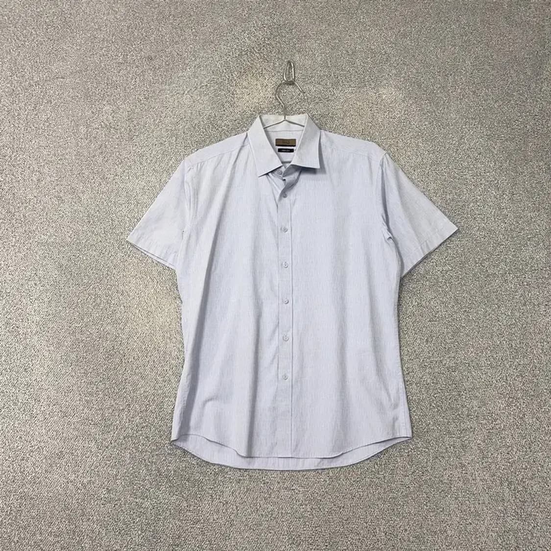 엘르 라이트 블루 반팔 셔츠 105 상품이미지1