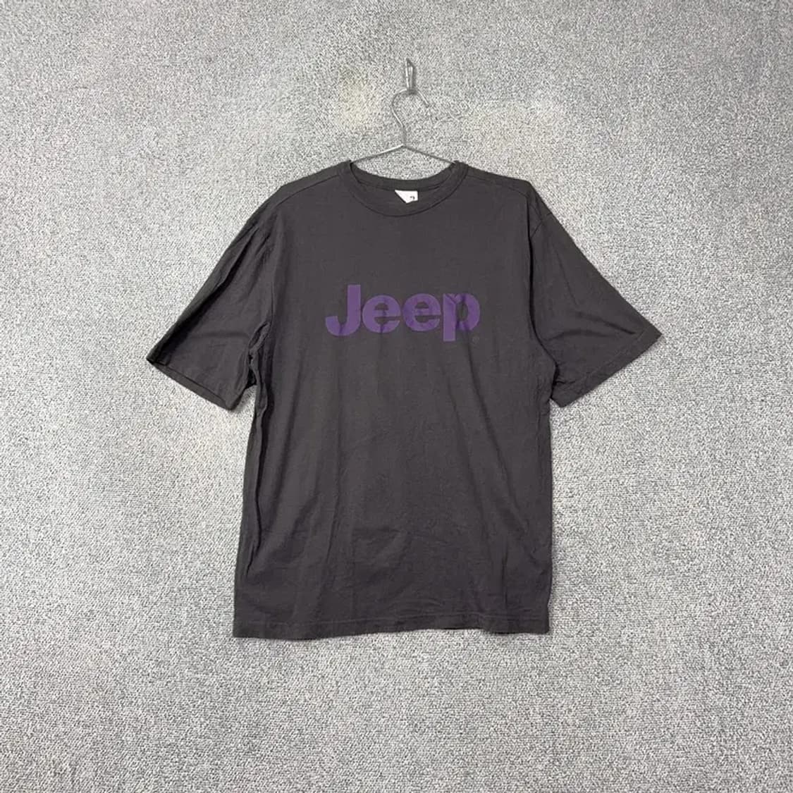 지프 프린팅 그레이 반팔 티 M 상품이미지1