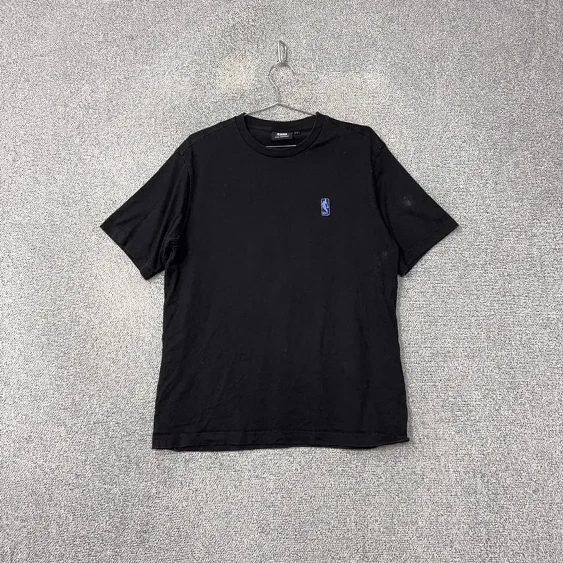 엔비에이 심플 로고 블랙 반팔 티 L 상품이미지1