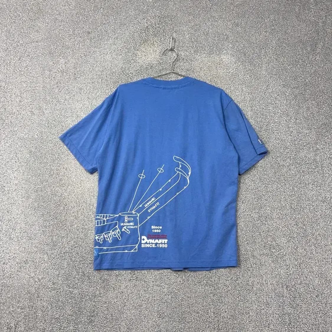 다이나핏 프린팅 블루 기능성 반팔 티 M 상품이미지2