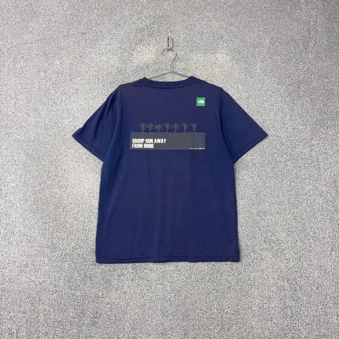 노스페이스 네이비 운동 기능성 반팔 티 XL/105 상품이미지2