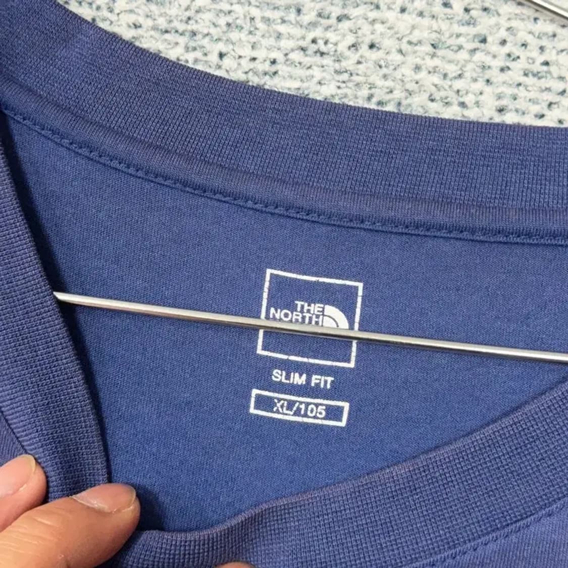 노스페이스 네이비 운동 기능성 반팔 티 XL/105 상품이미지4