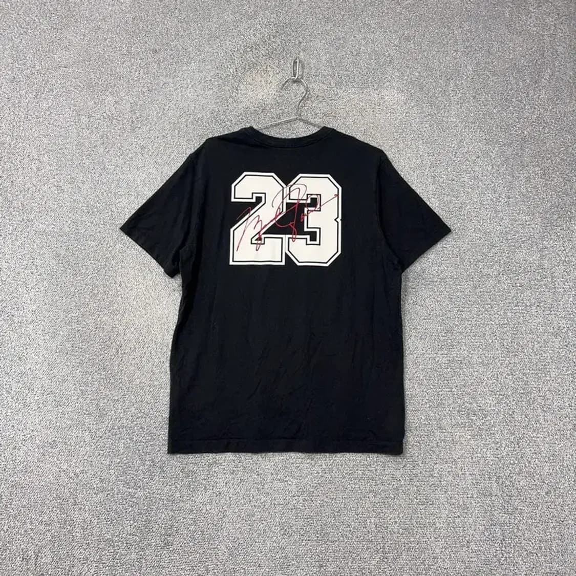 조던 블랙 센터 로고 반팔 티 XL 상품이미지2