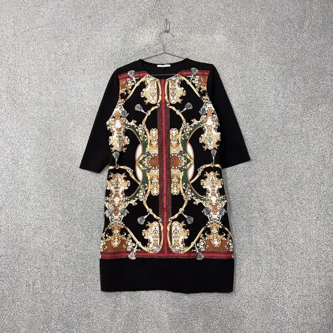 자라 빈티지 패턴 클래식 원피스 L 상품이미지1