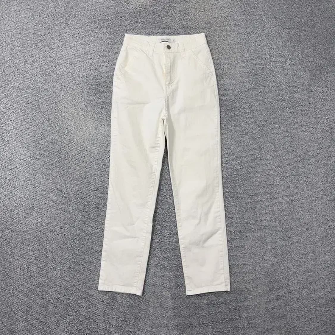 슬로우 앤드 크림 화이트 팬츠 S 상품이미지1