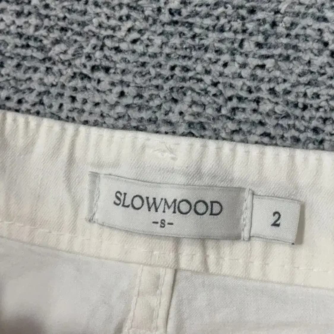 슬로우 앤드 크림 화이트 팬츠 S 상품이미지5