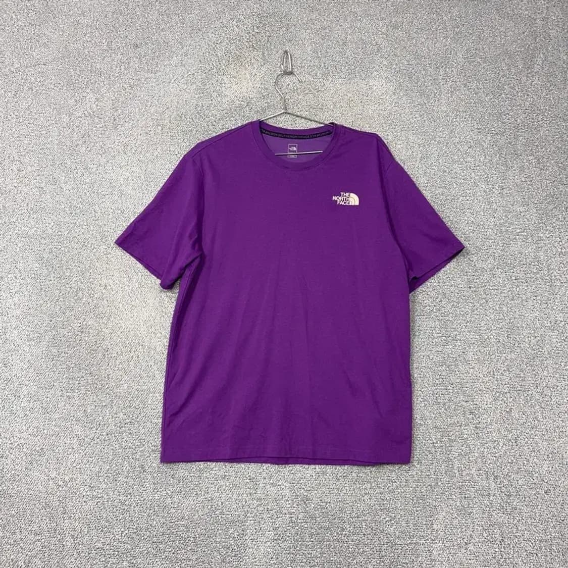 노스페이스 퍼플 로고 기능성 반팔 티 L/100 상품이미지1