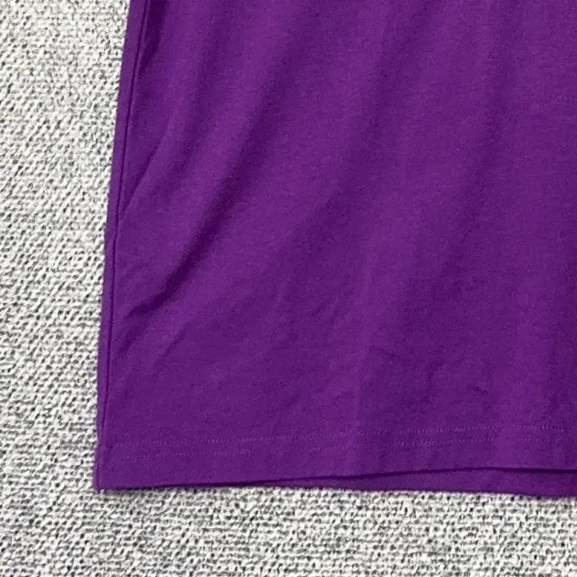 노스페이스 퍼플 로고 기능성 반팔 티 L/100 상품이미지3