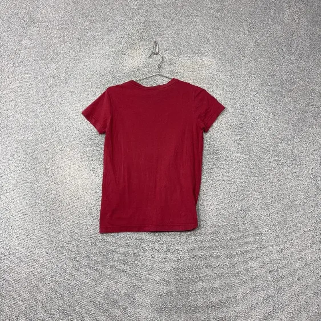 지프 프린팅 레드 반팔 티 S 상품이미지2